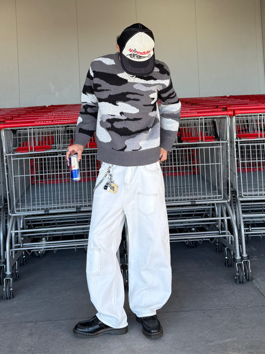 ホワイトデニムパンツ DPB90073