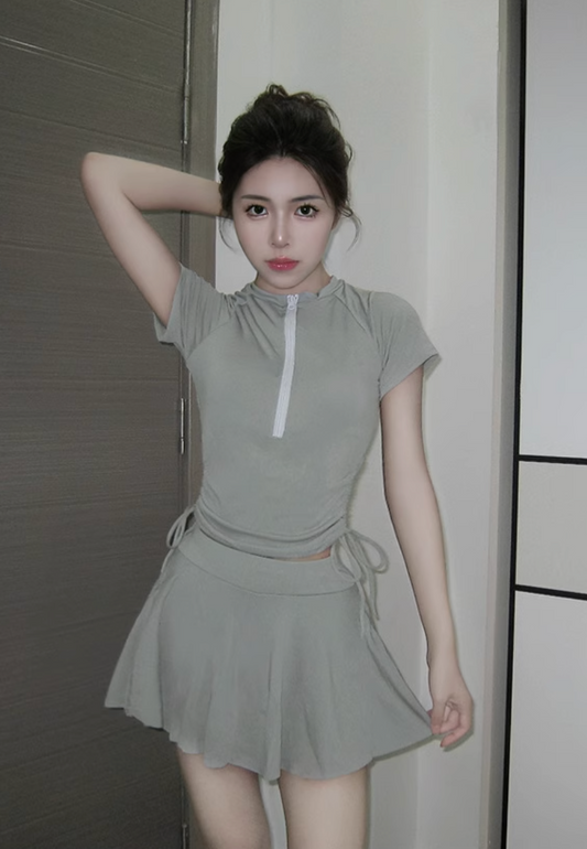 ハーフジップスイムウェア DPB71414