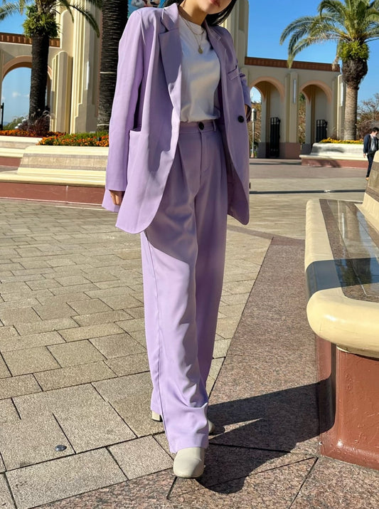 パープルジャケットセットアップ DPB47185