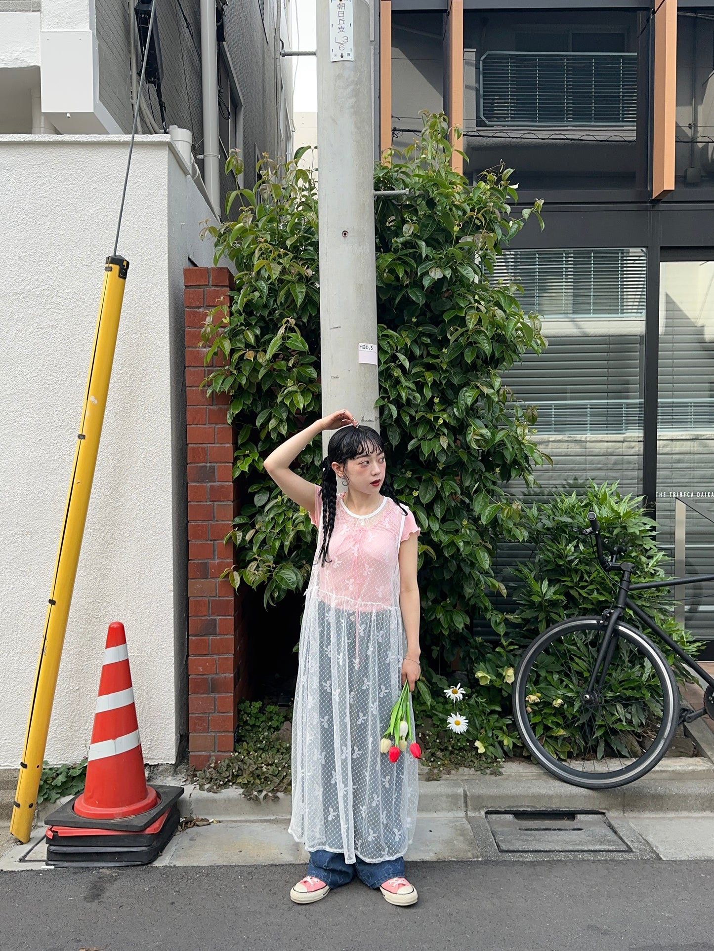 ピンクリボンギャザートップス DPB76022