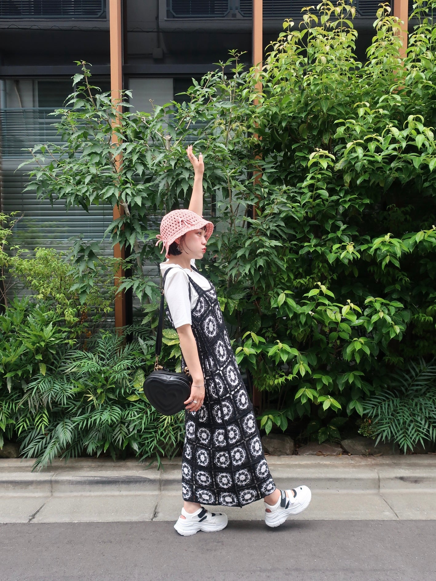 クロシェロングワンピース DPB76030