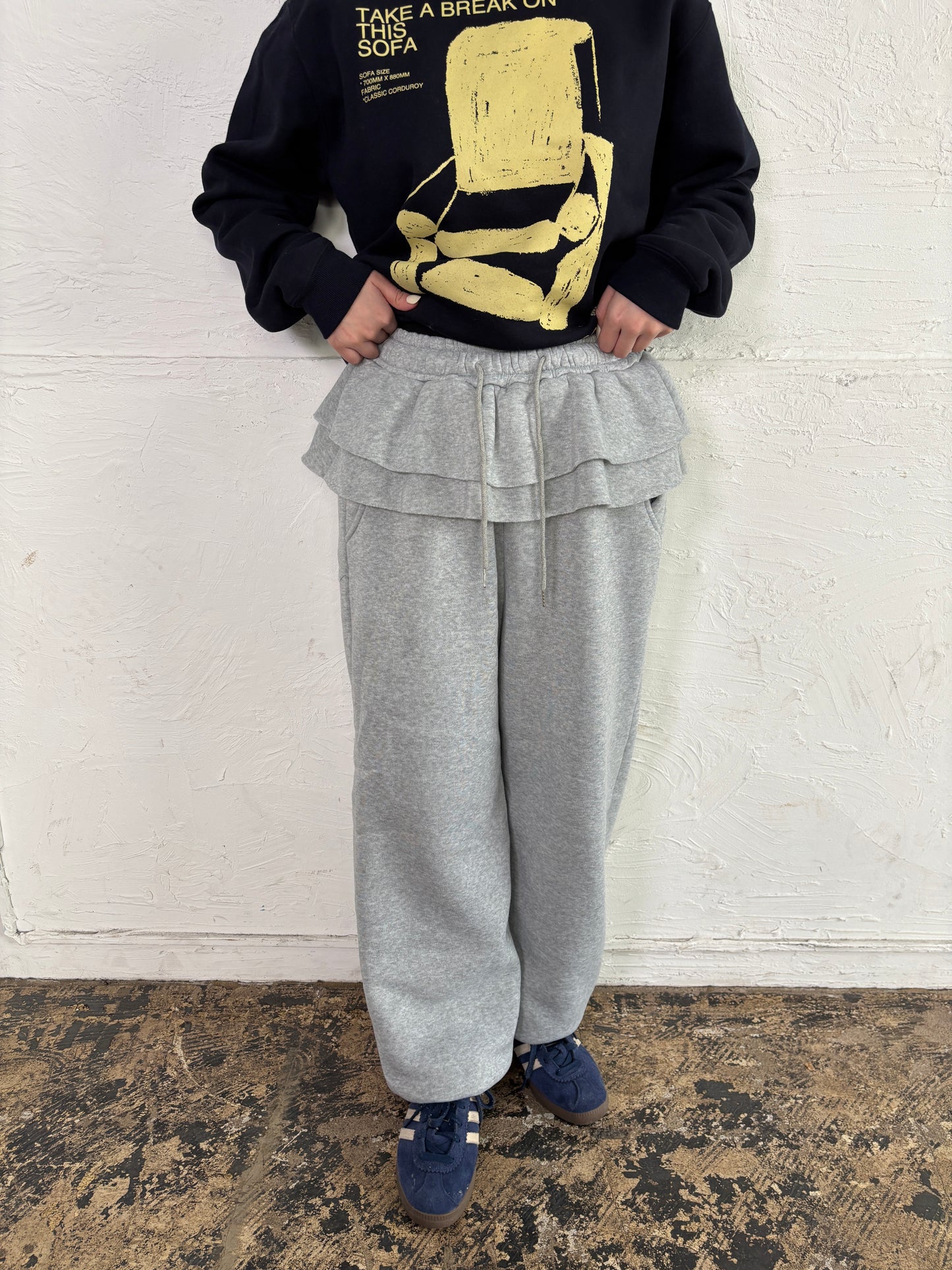 フリルデザインスウェットパンツ DPB84078