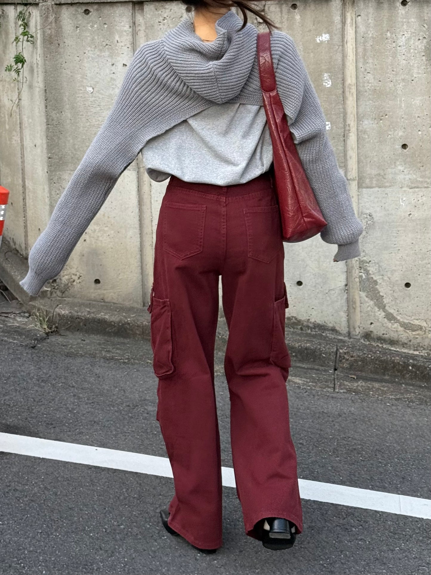 ワイドレッドカーゴパンツ DPB47334