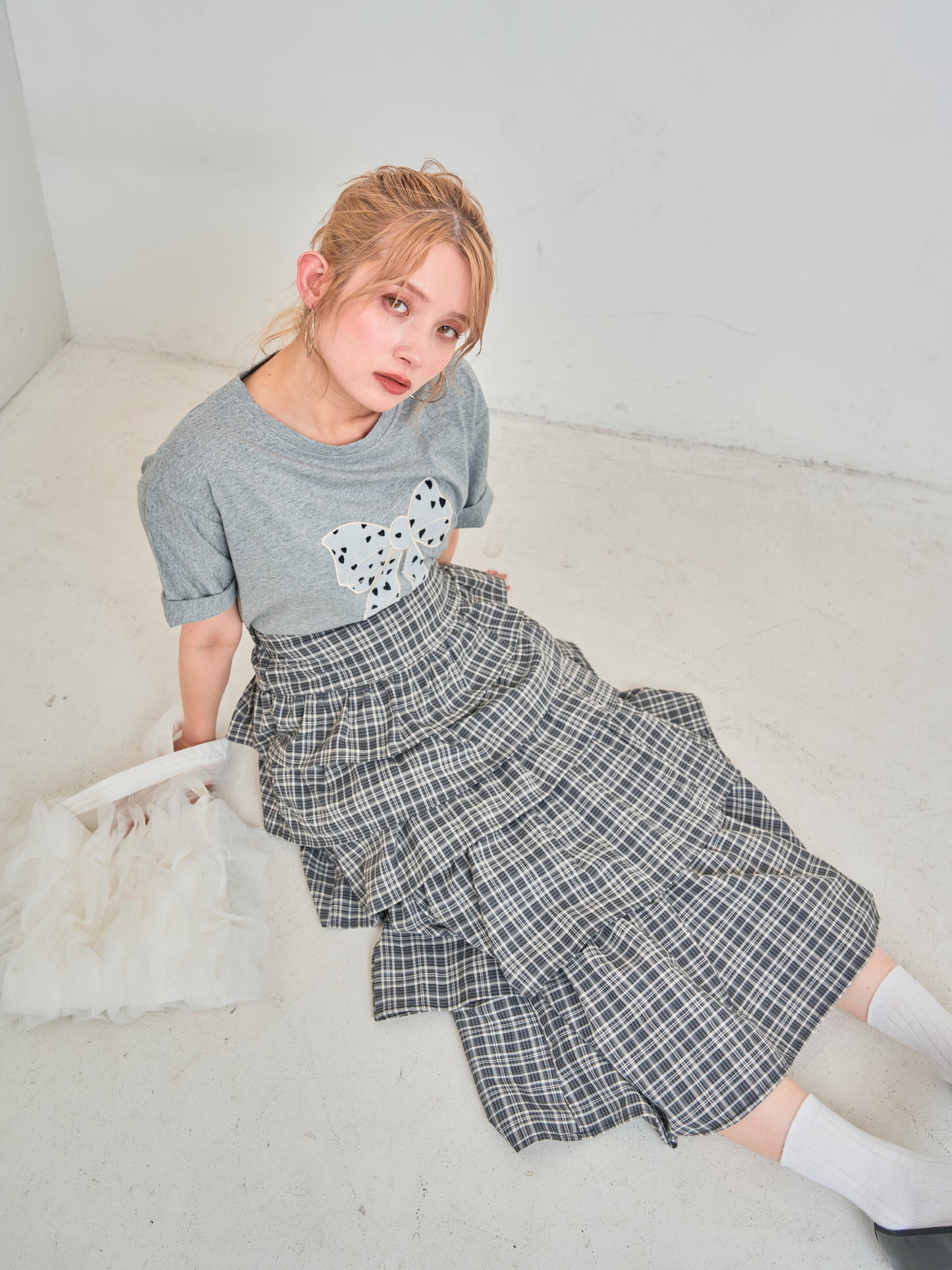 ハートリボンTシャツ DPB75068