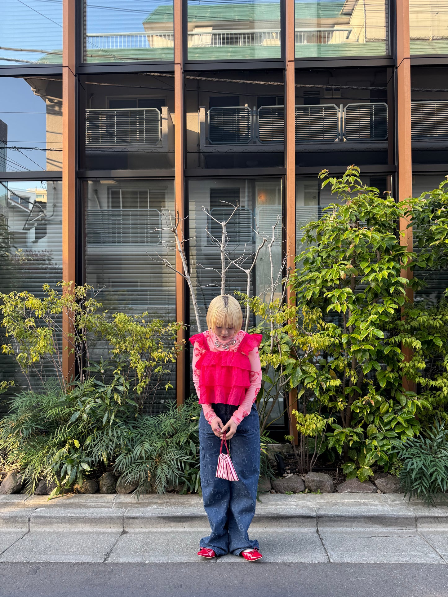 フリルギャザーキャミソール DPB76123