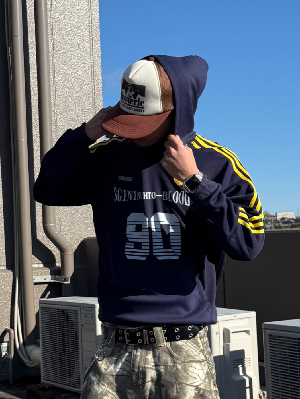 ラインロゴパーカー DPB90090