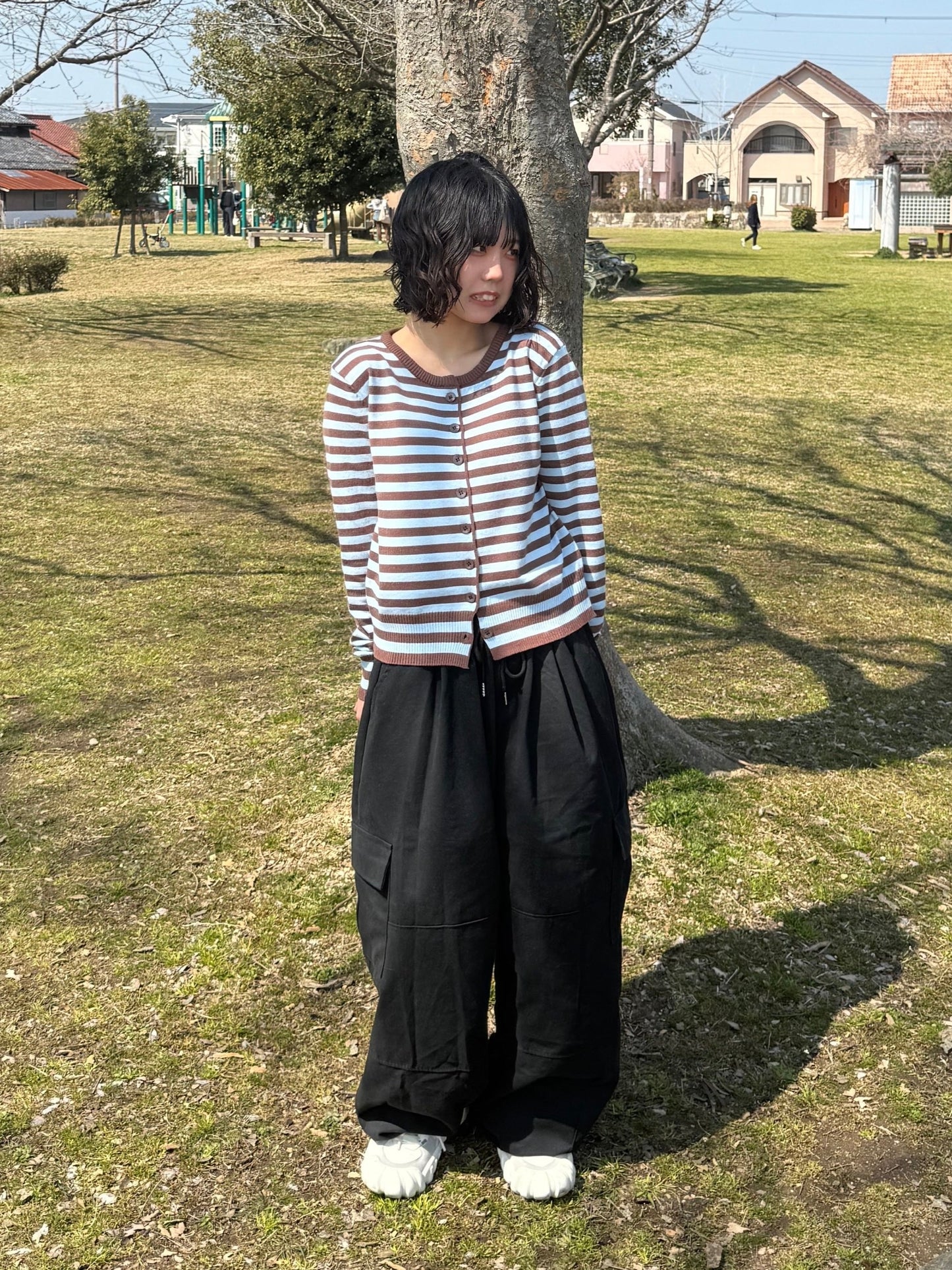 ボーダーカーディガン DPB70147