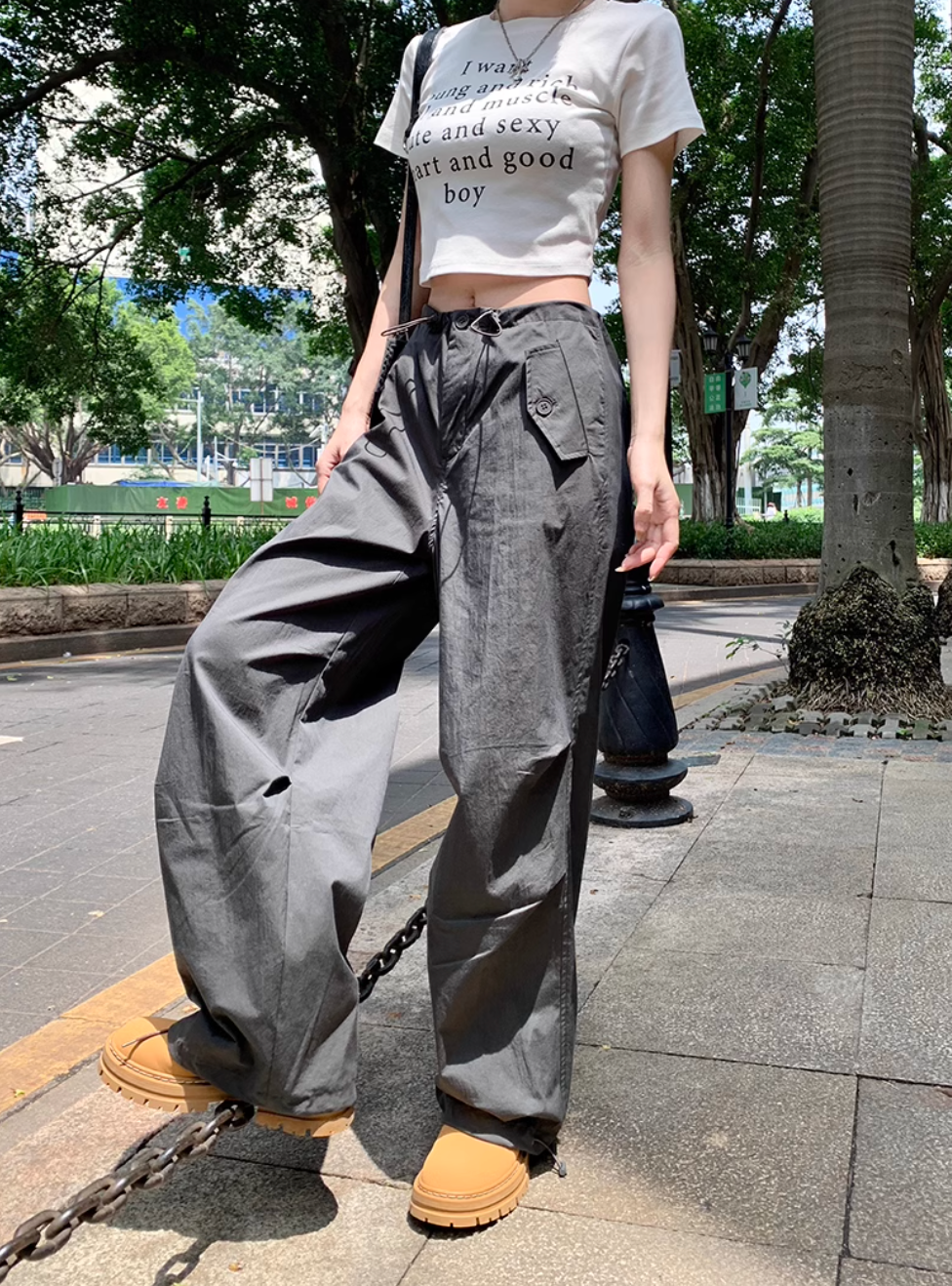 ベーシックパラシュートパンツ DPB71403