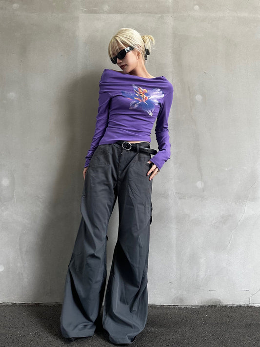 フラワーオフショルトップス DPB26515