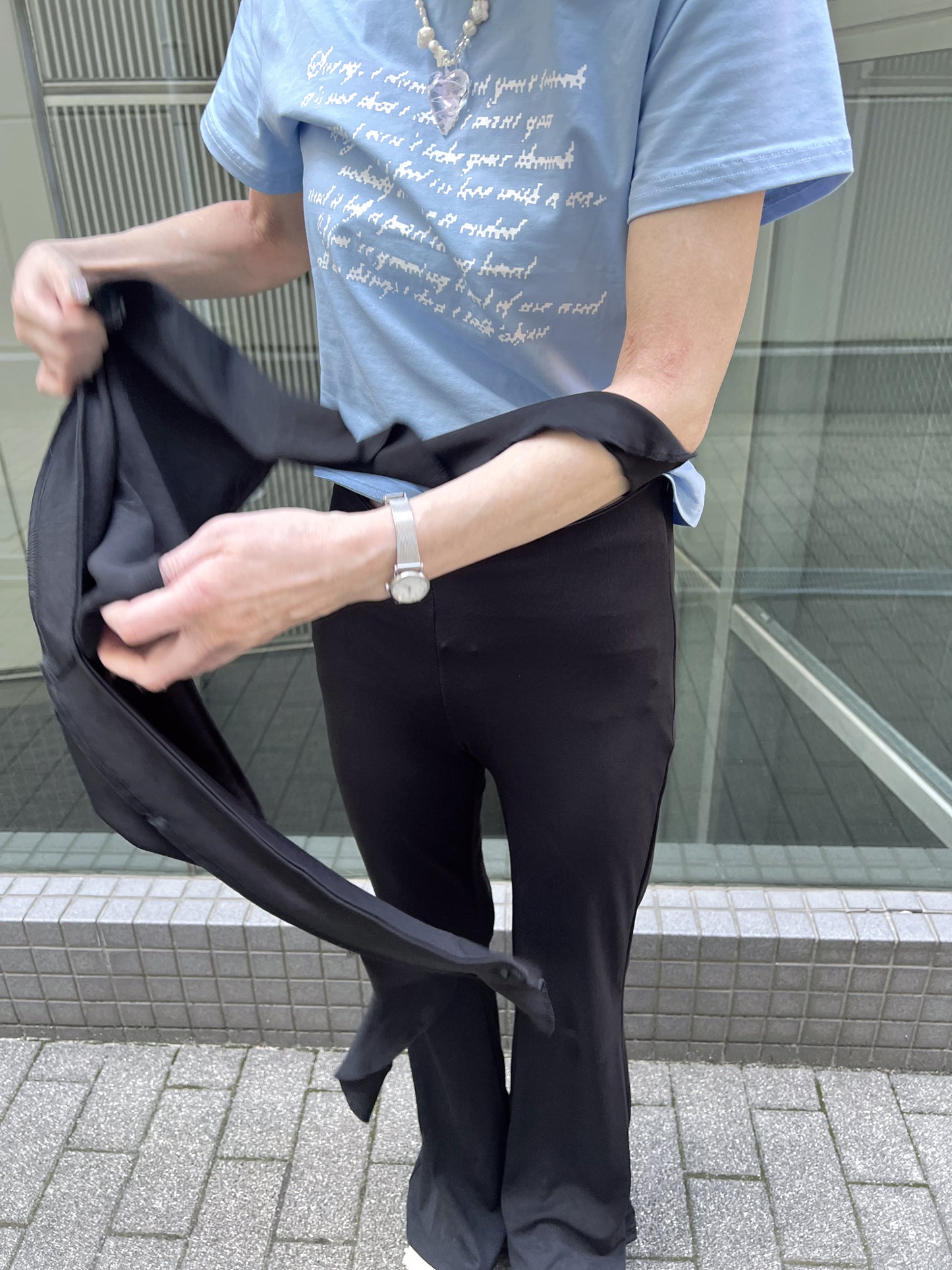 スカートレイヤードフレアパンツ DPB79163