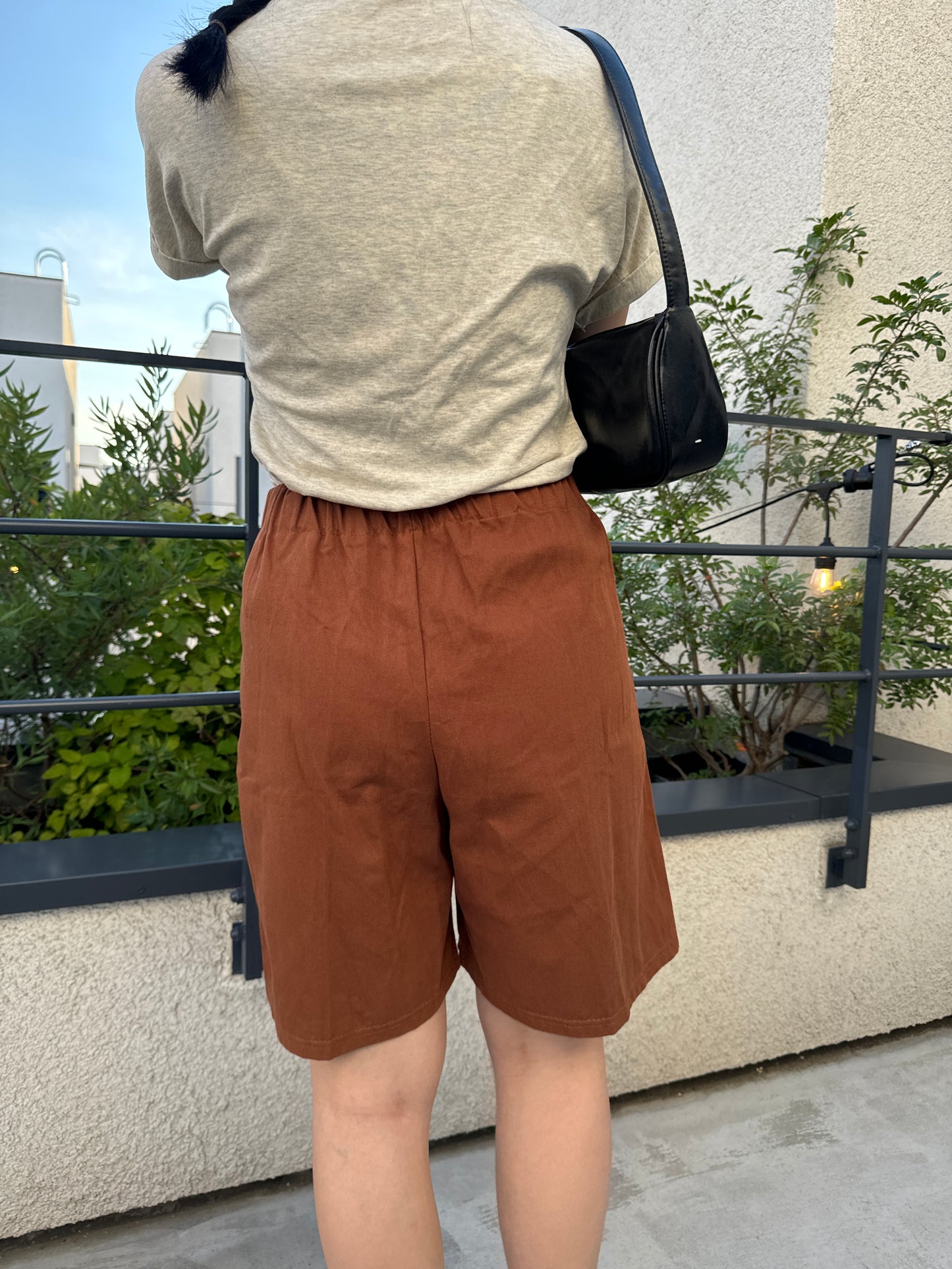 ウエストボタンタックハーフパンツ DPB78003