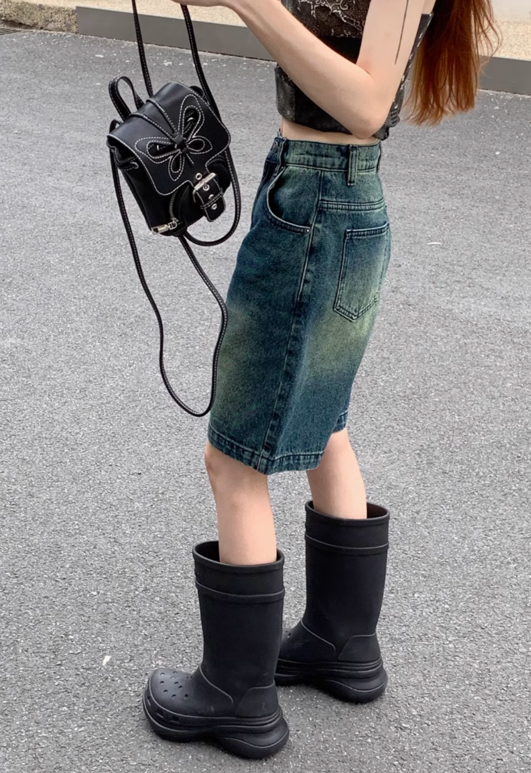 ストレートデニムハーフパンツ DPB71446