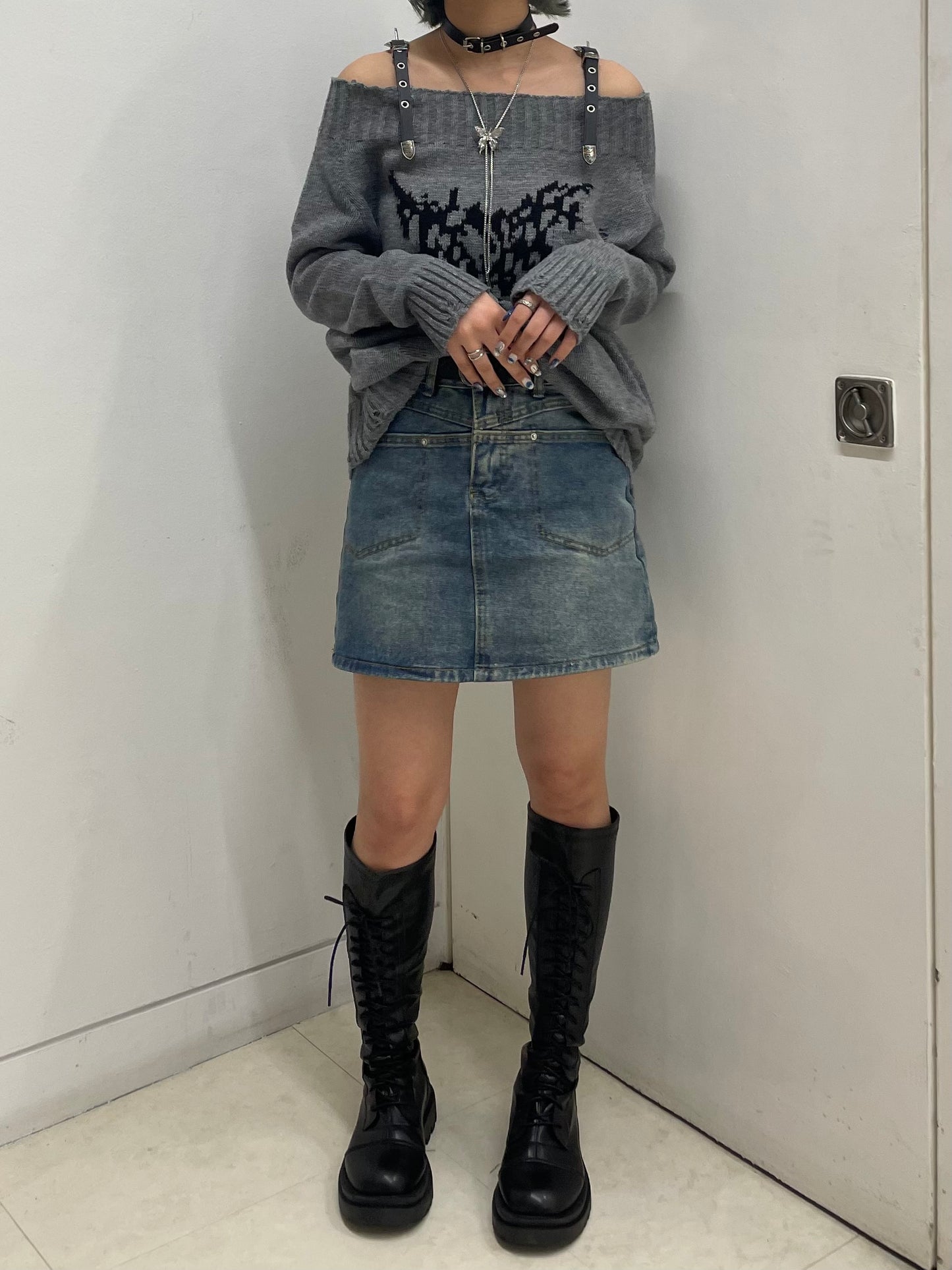 デニムミニスカート DPB64095