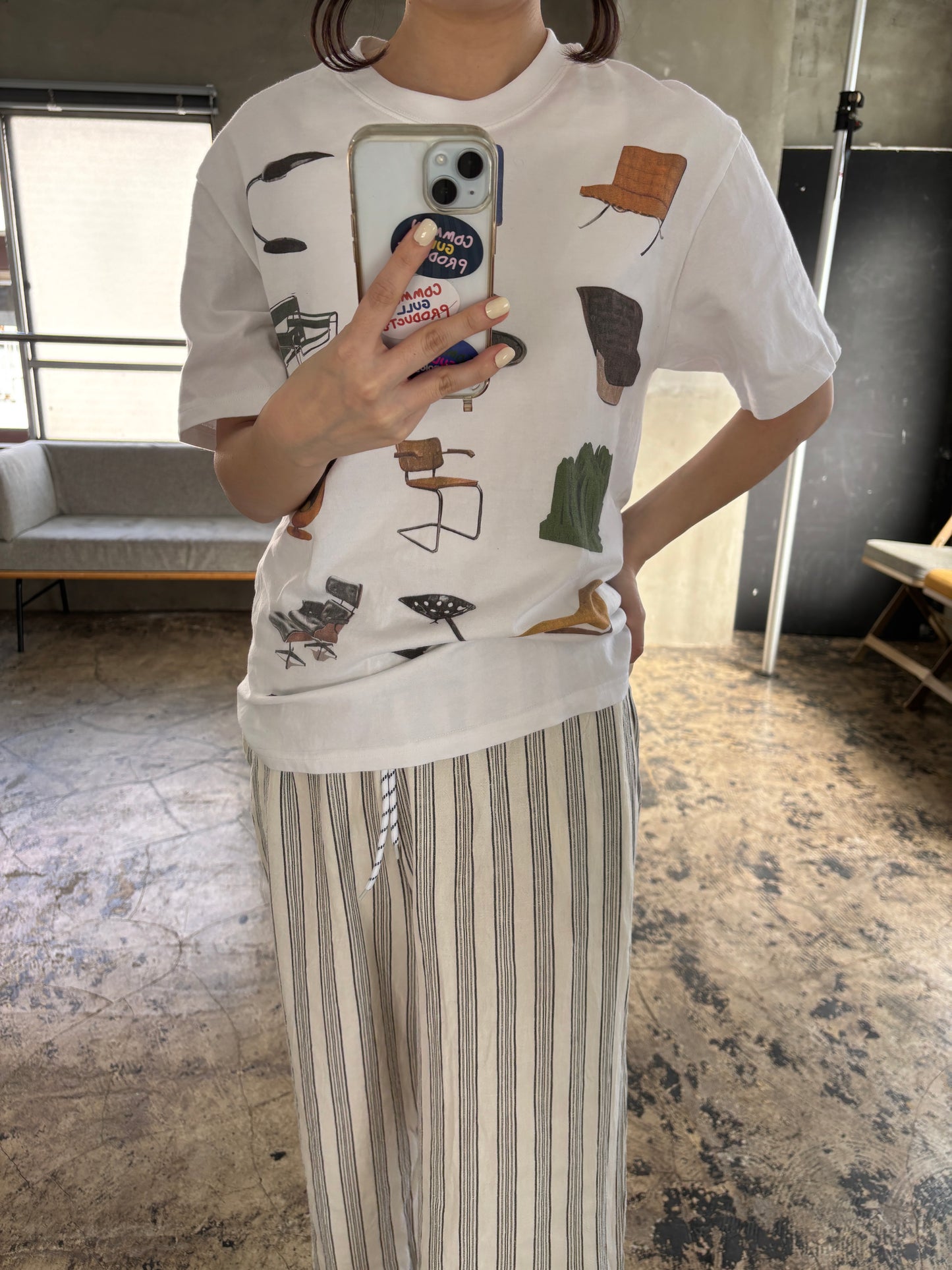 グラフィックプリントTシャツ DPB84158