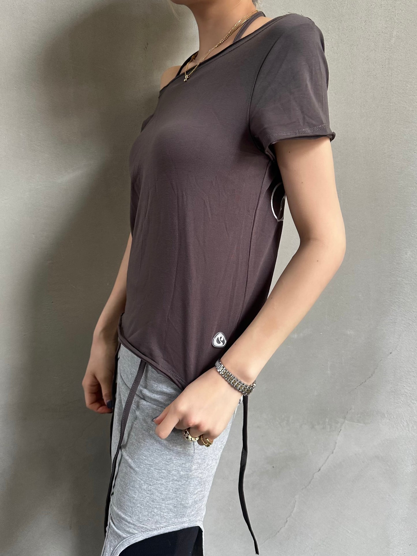 ワイドネックウィングTシャツ DPB26571