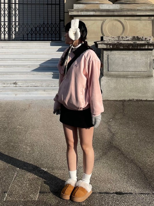 バイカラーピンクブルゾン DPB82062