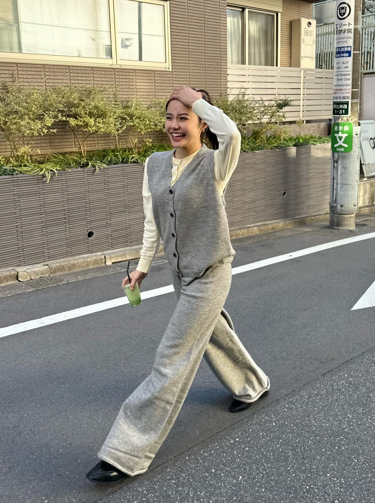 ルーズニットセットアップパンツ DPB47236