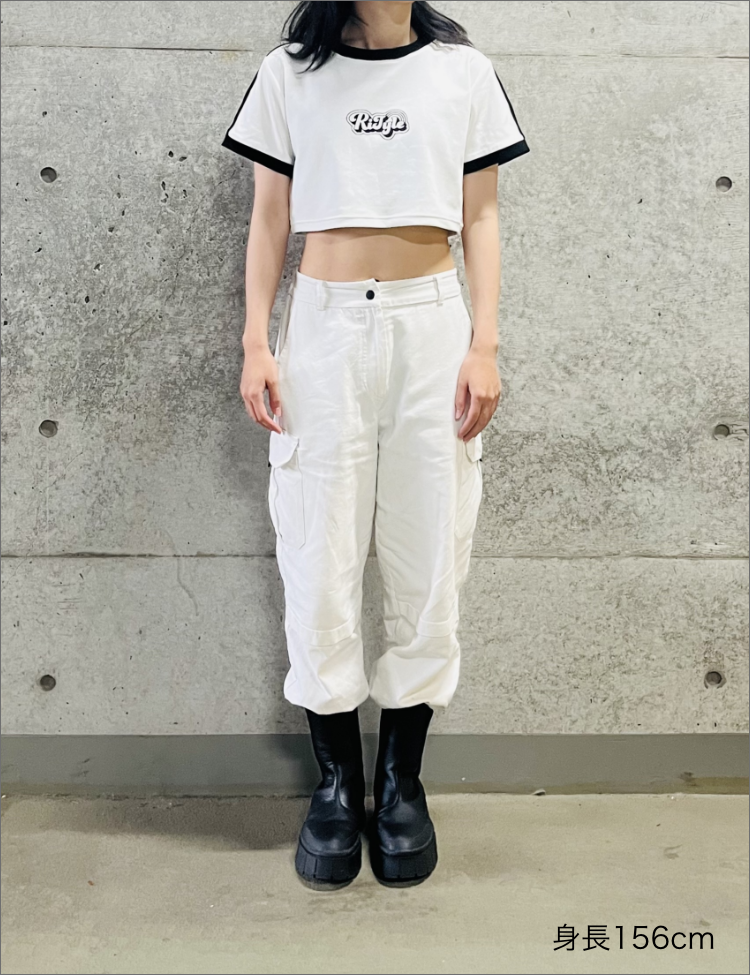 RiTyle CROPPED RINGER TEE