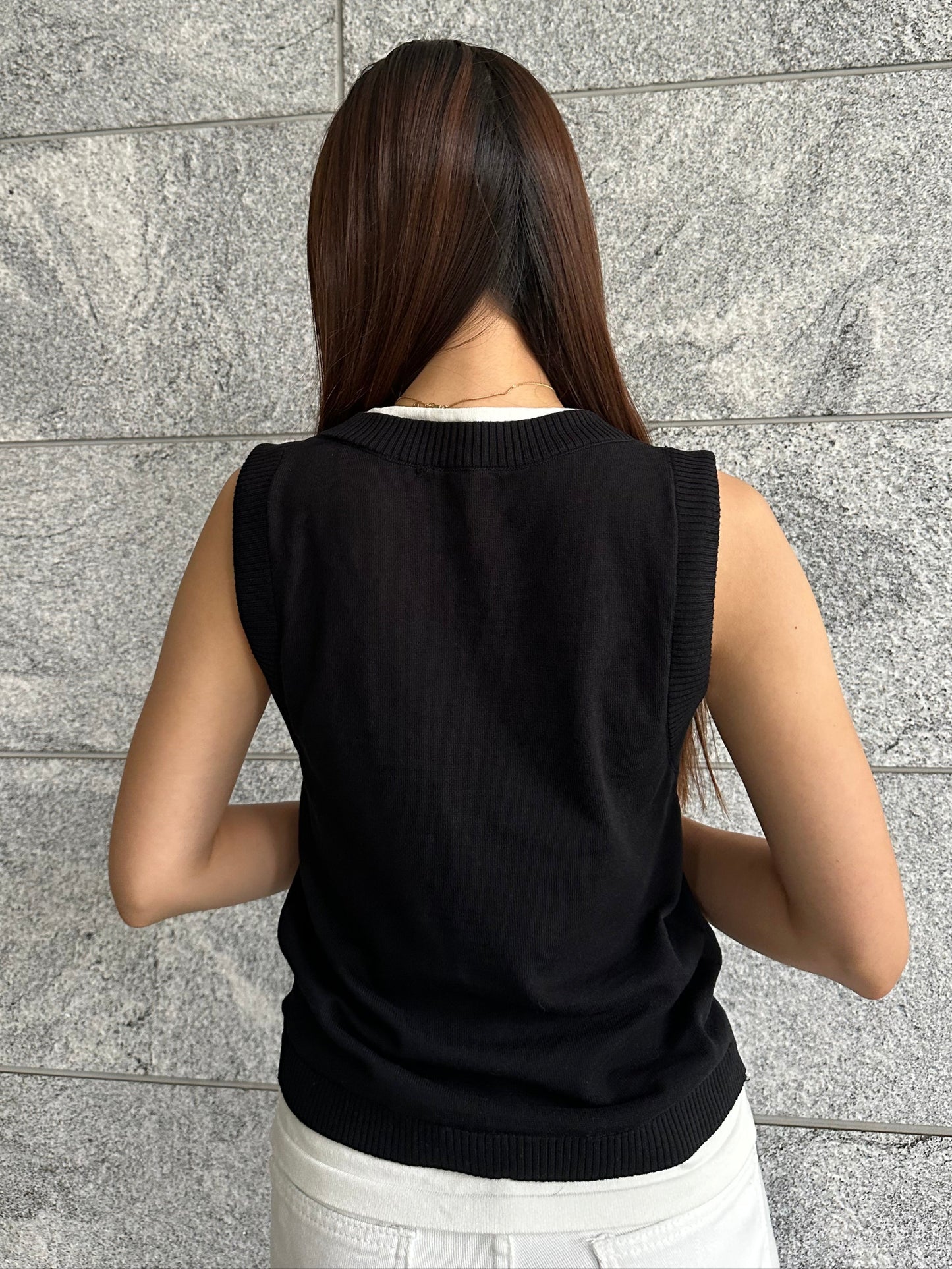 モノクロドッキングタンクトップ DPA30365