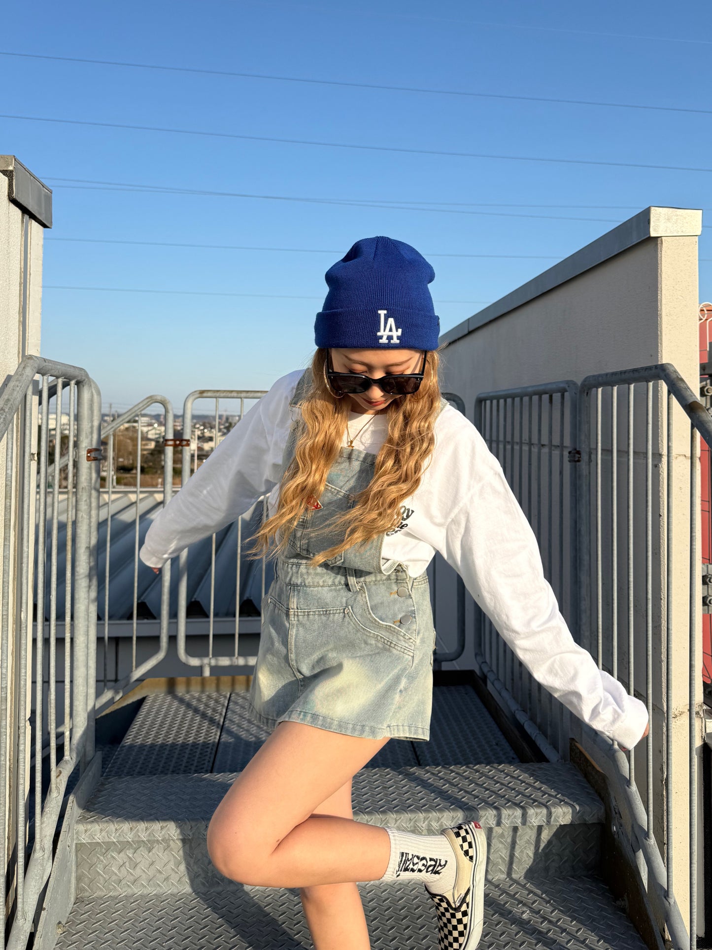 デニムミニサロペット DPB73256