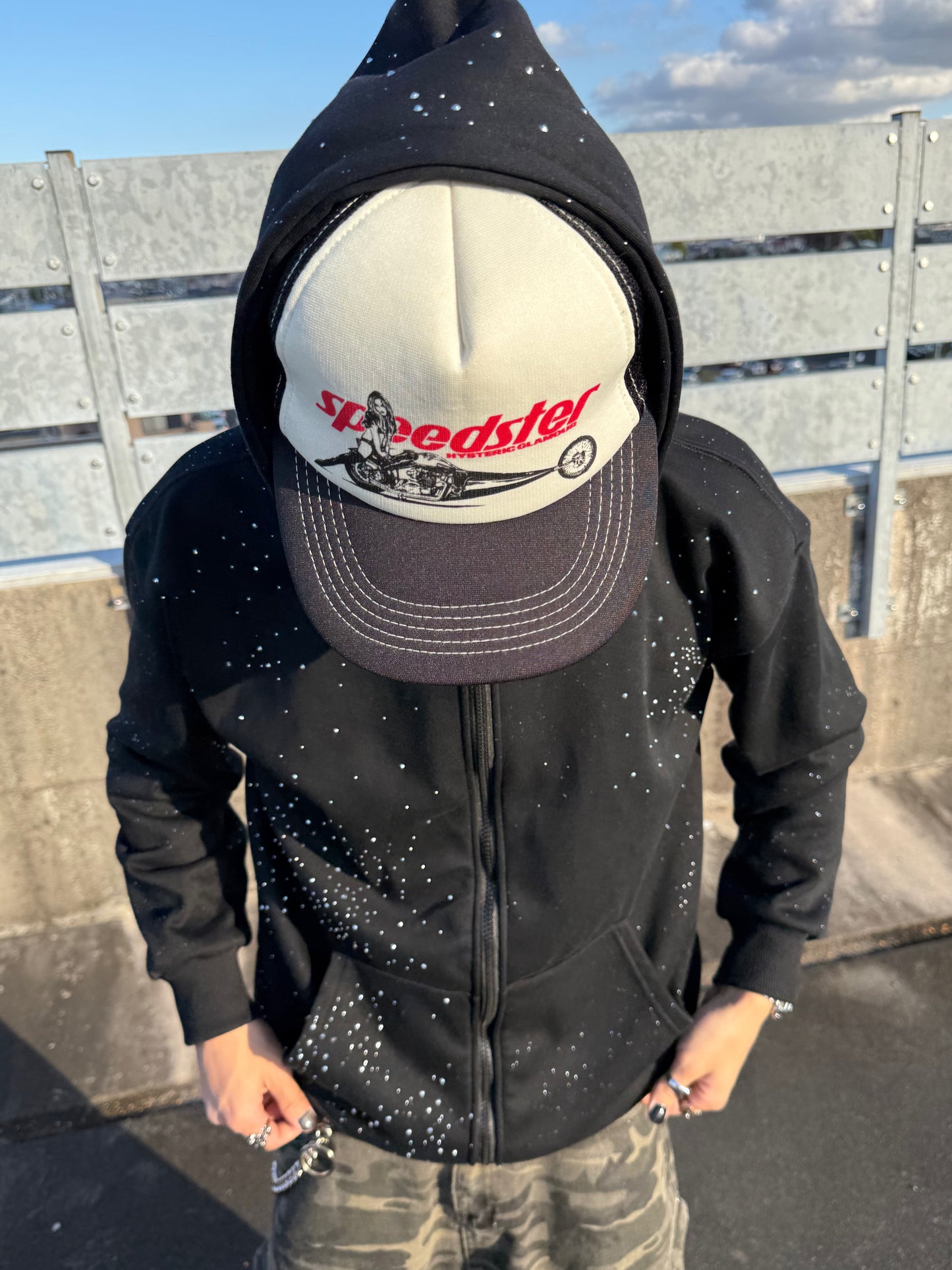 ラメジップパーカー DPB90089