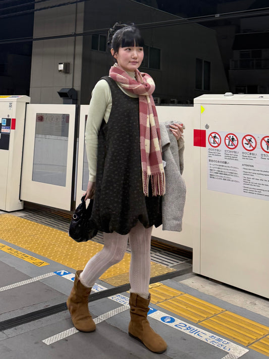 ミニフラワーバルーンワンピース&シュシュ DPA43715