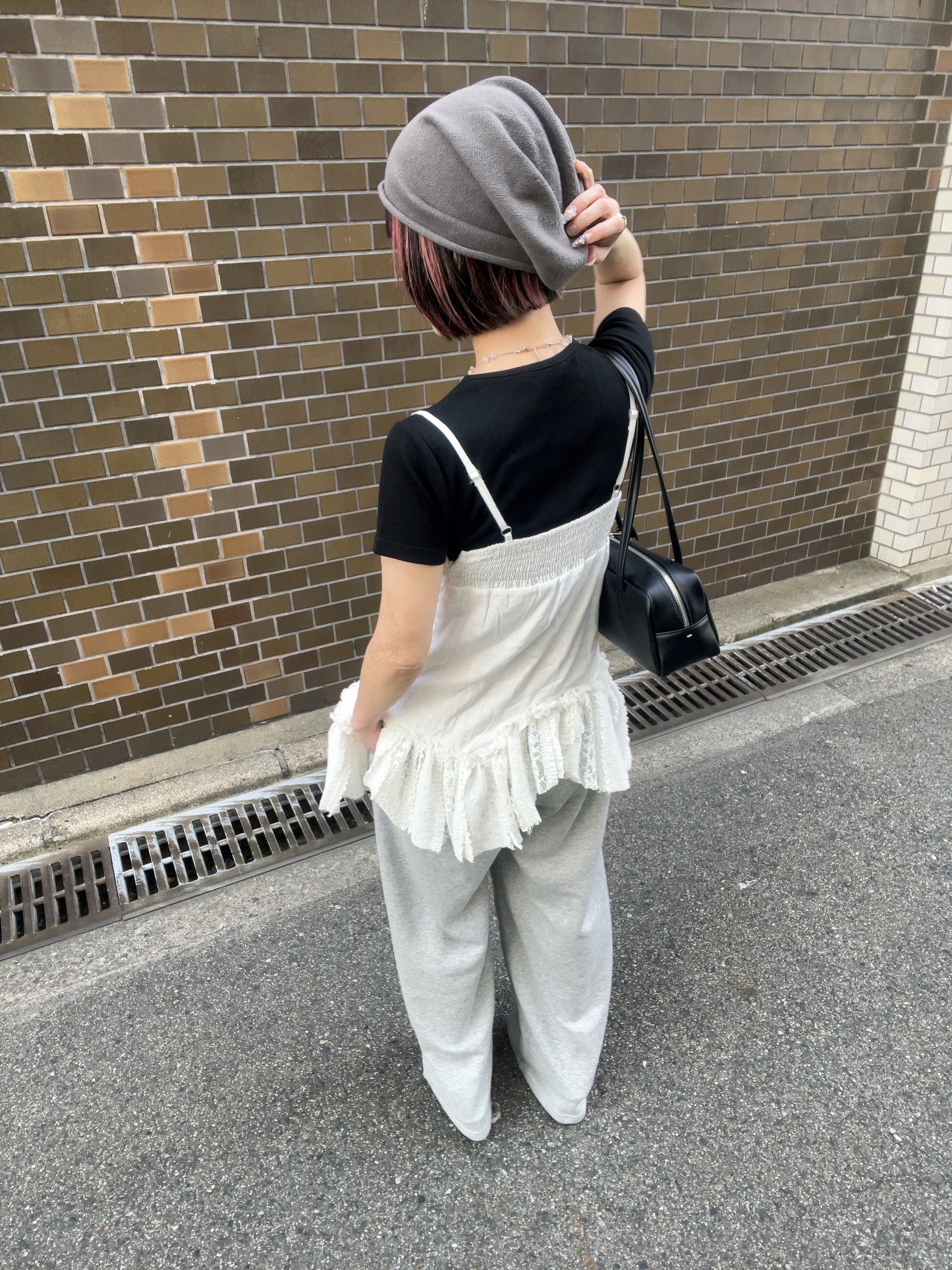 裾デザインキャミソール DPB79164