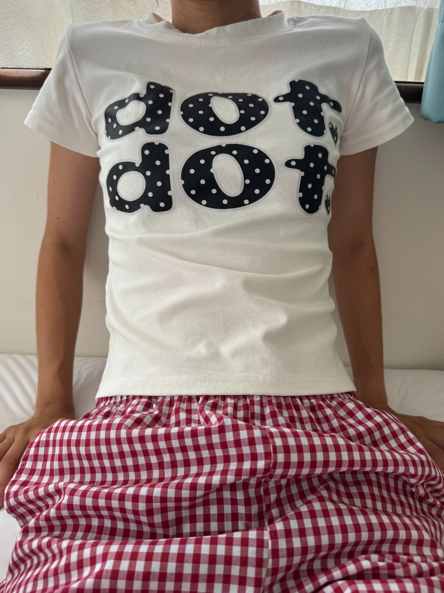 ドットレタリングミニTシャツ DPC07043
