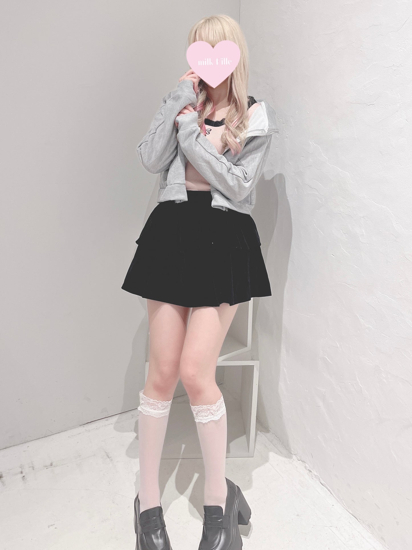 ベロアフリルスカート CPA33061