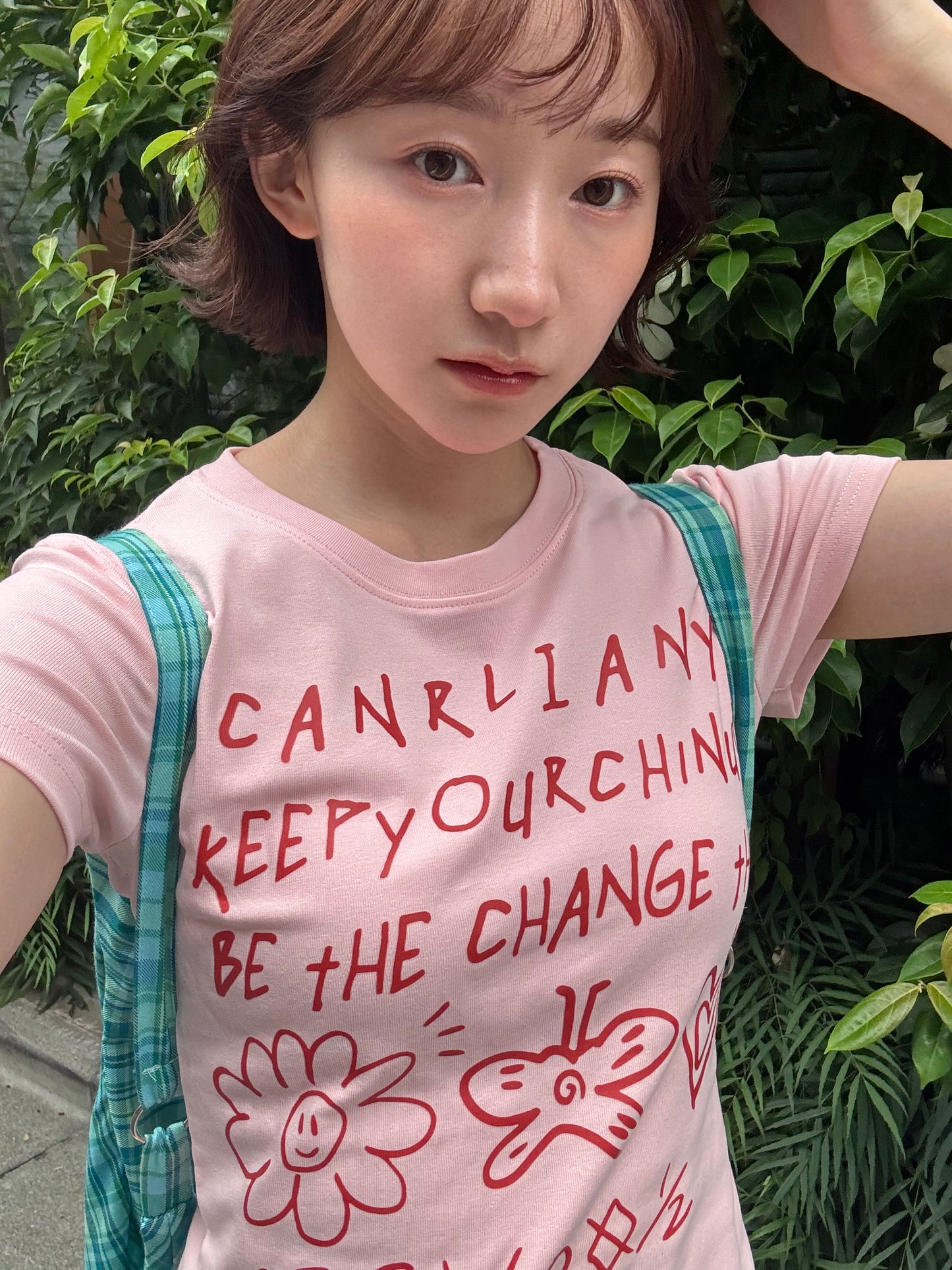 スマイリーフラワーTシャツ DPB91002