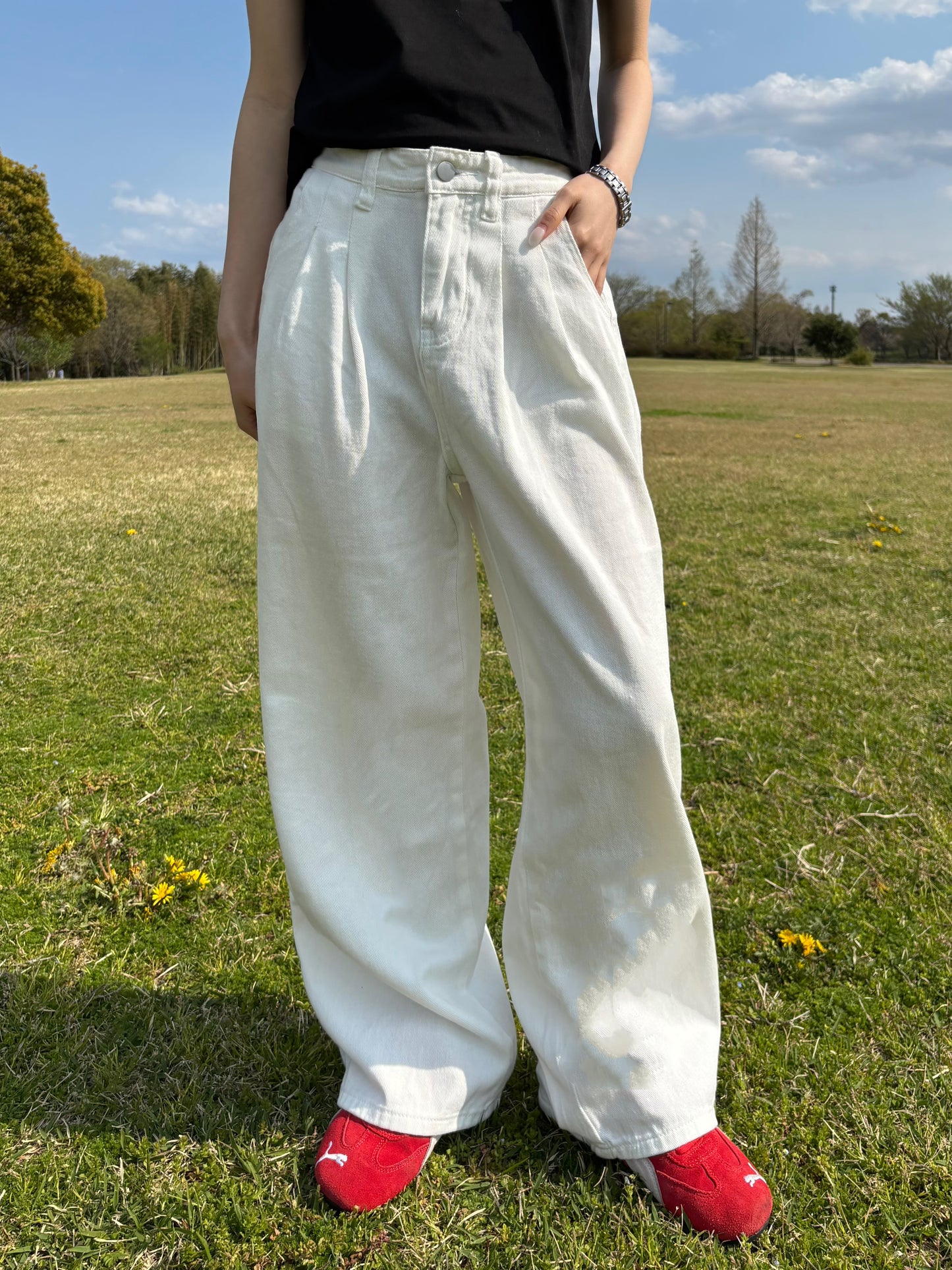 ワイドタックパンツ DPB88013