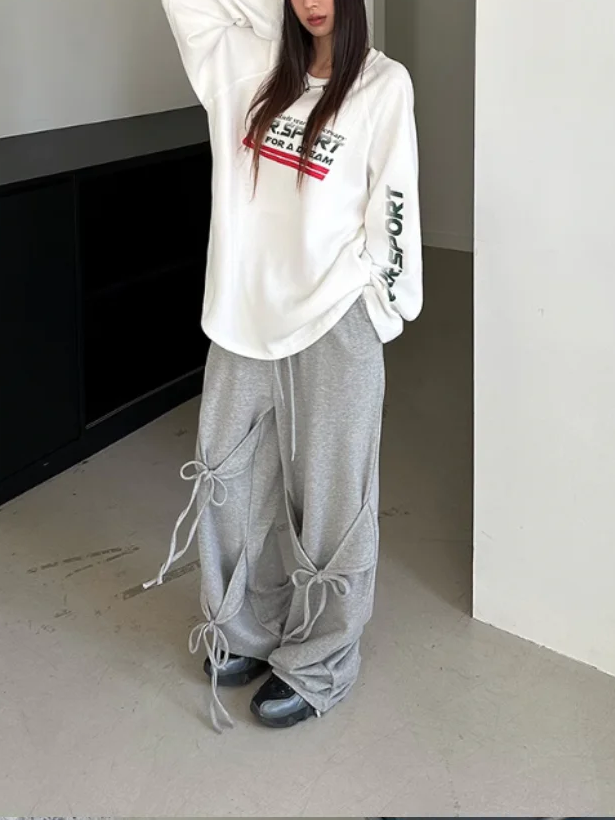 リボンデザインスウェットパンツ DPB71689