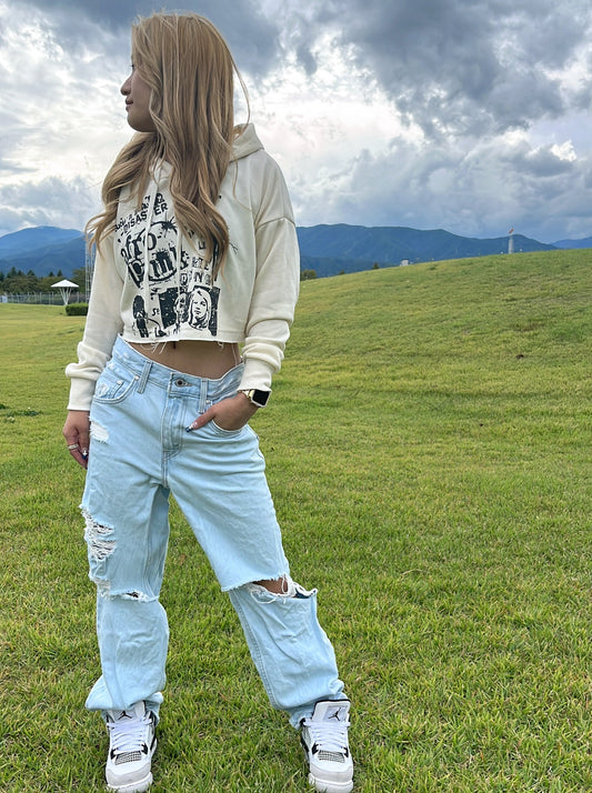 ショート丈パーカー DPB42093