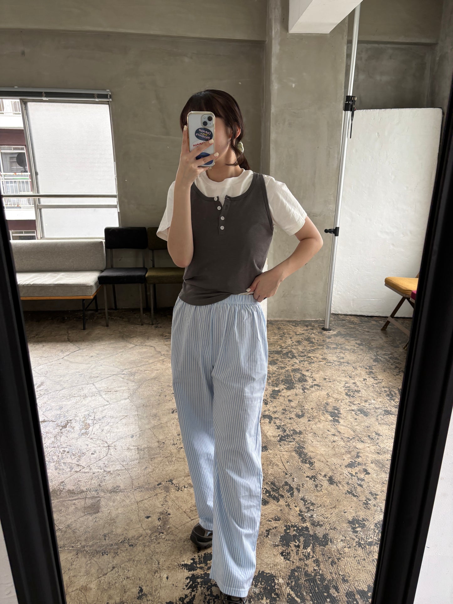 ストレートストライプパンツ DPB84180