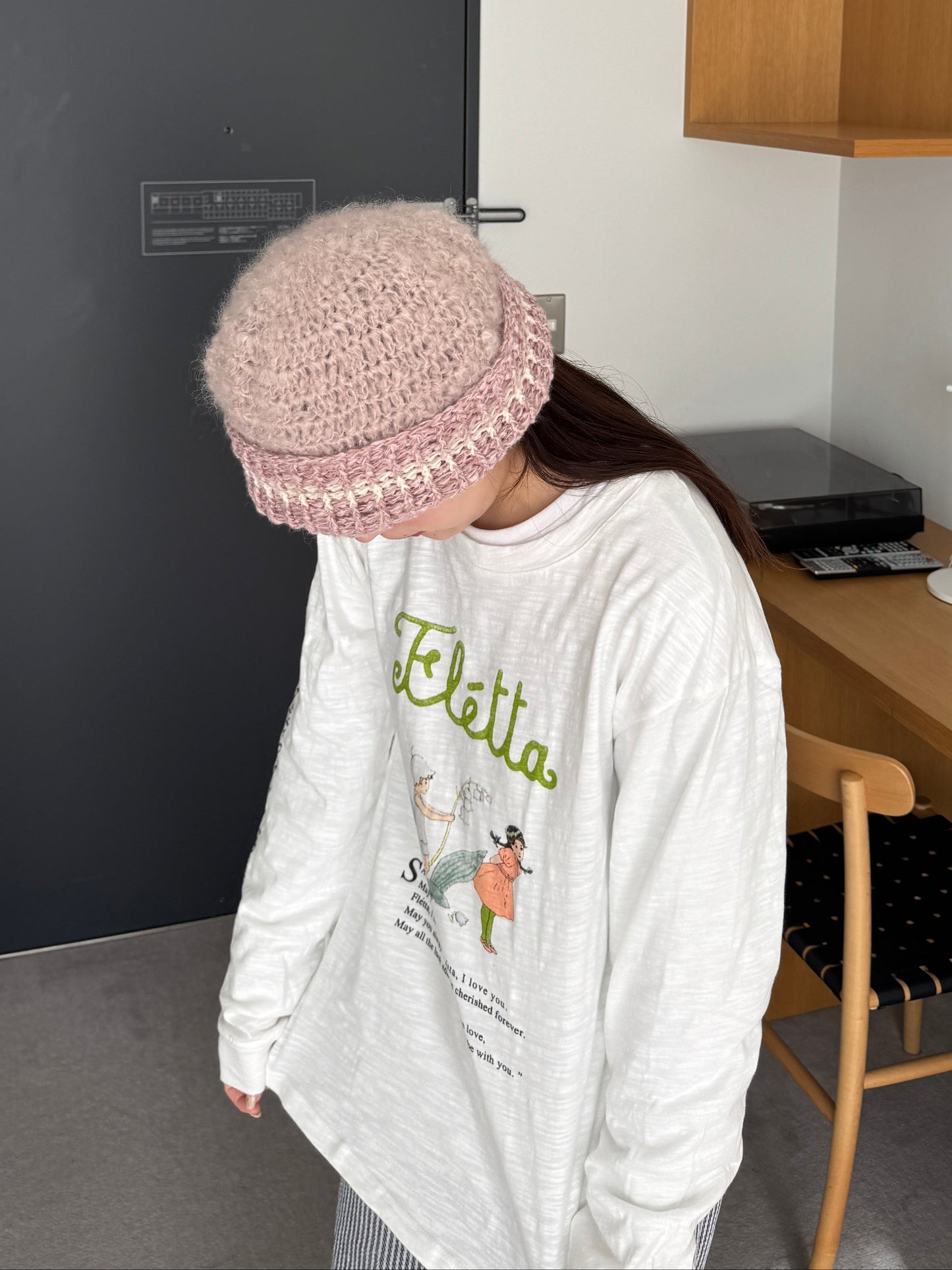 イラストプリントロングTシャツ DPB78131