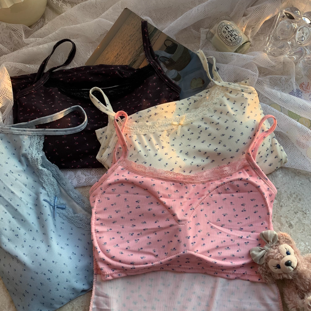 フラワーレースキャミソール CPA42318