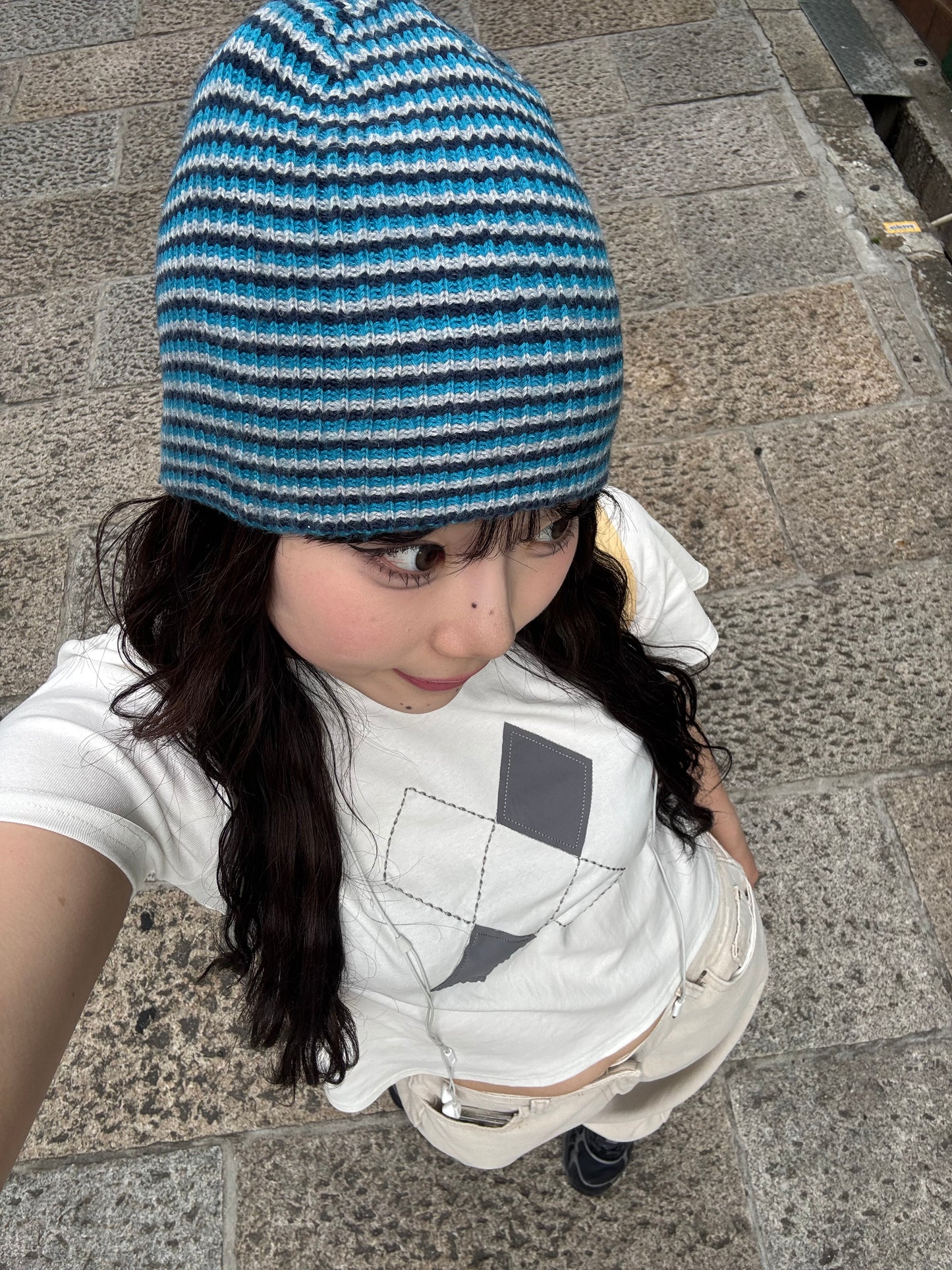 アーガイルラウンドネックTシャツ DPB89006