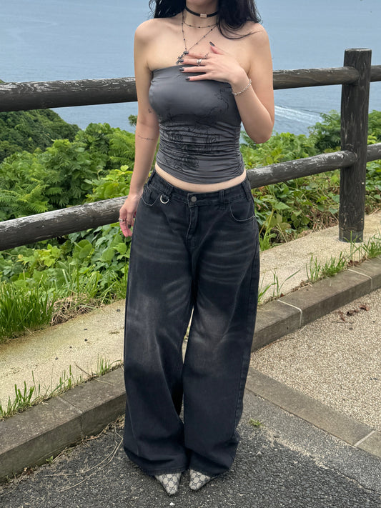 ウォッシュ加工デニムパンツ DPA69224