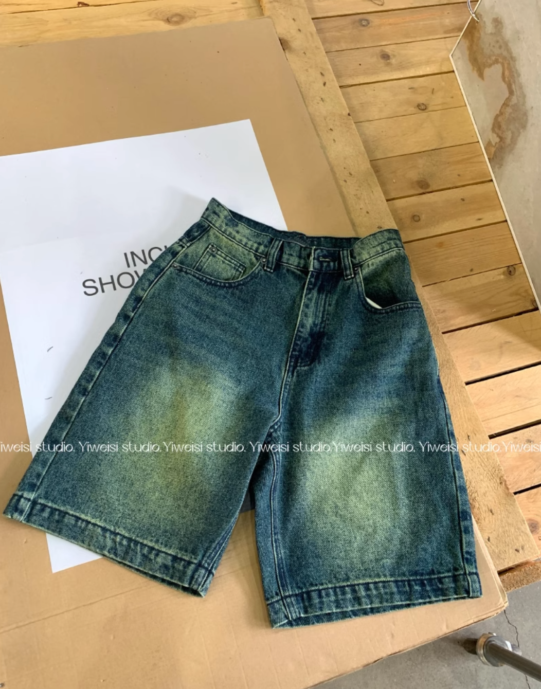 ストレートデニムハーフパンツ DPB71446