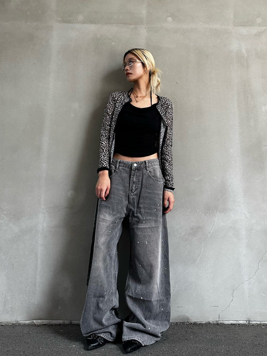 ビンテージレオパードカーディガン DPB26615