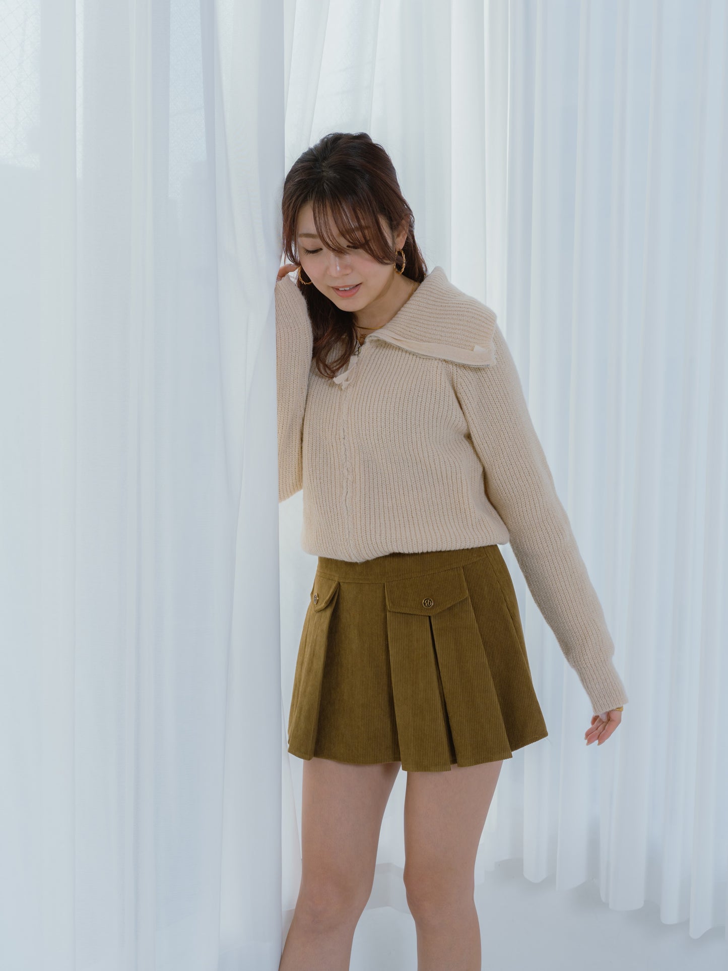 ポケットデザインミニスカート DPB11118