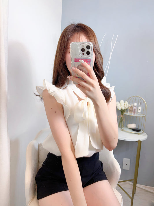 フリルボウタイブラウス CPA32034