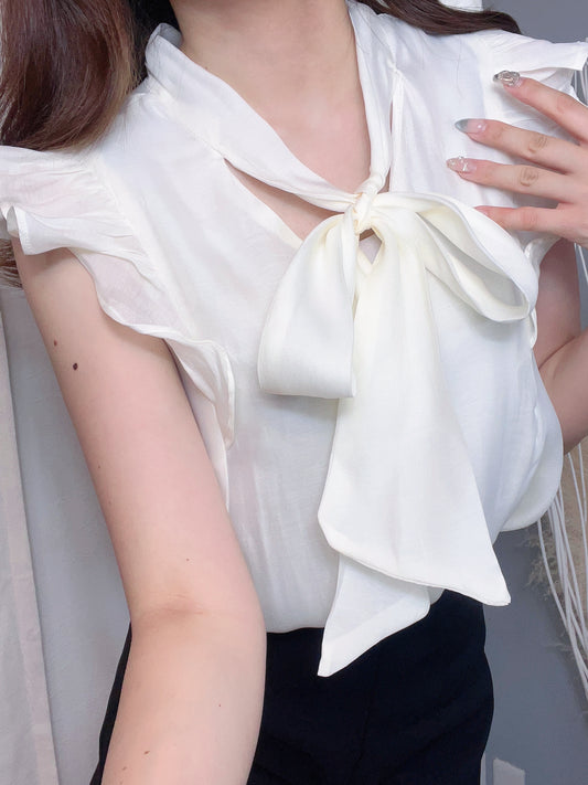 フリルボウタイブラウス CPA32034