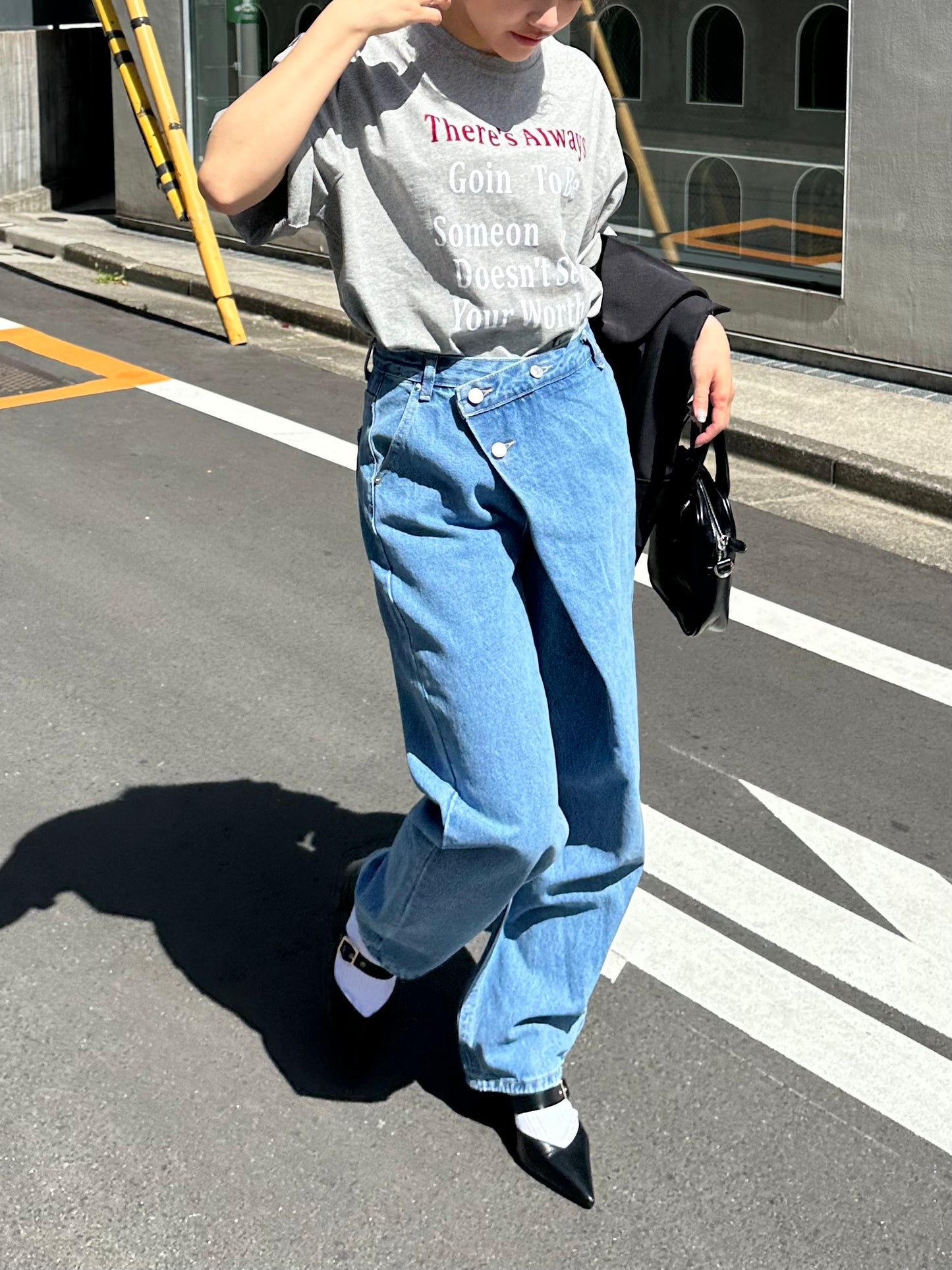 ウエストデザインデニムパンツ DPB47272