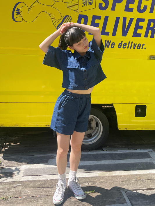 サマーデニムセットアップ DPA43180