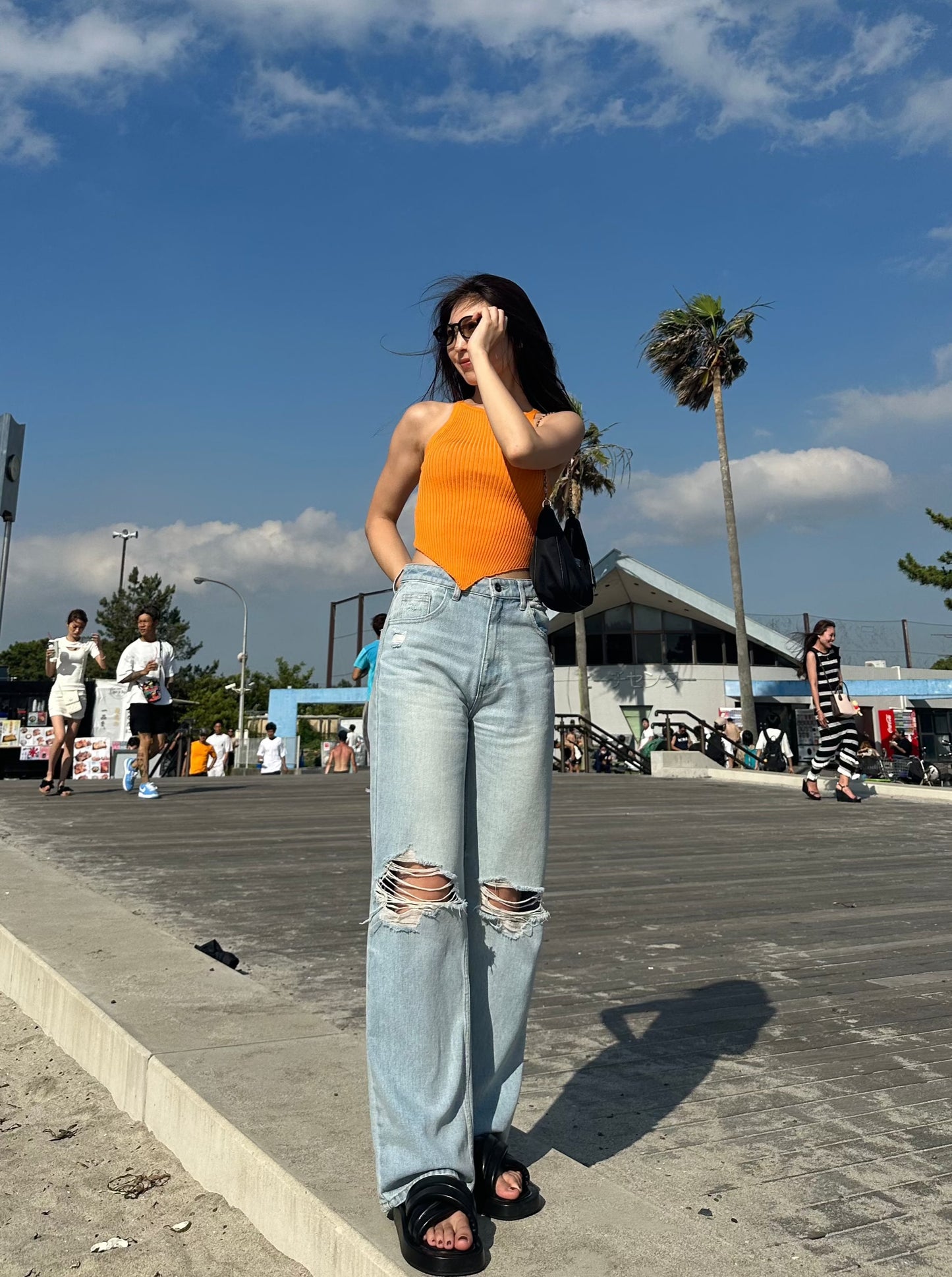 リブニットキャミソール DPA30228