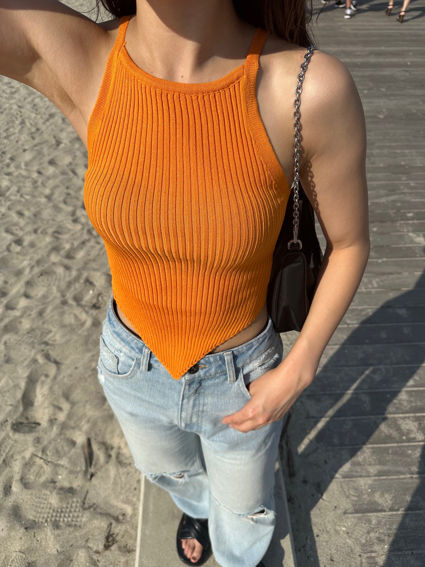 リブニットキャミソール DPA30228