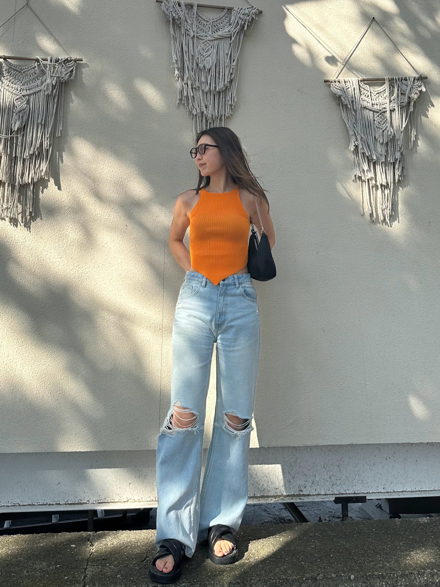 リブニットキャミソール DPA30228