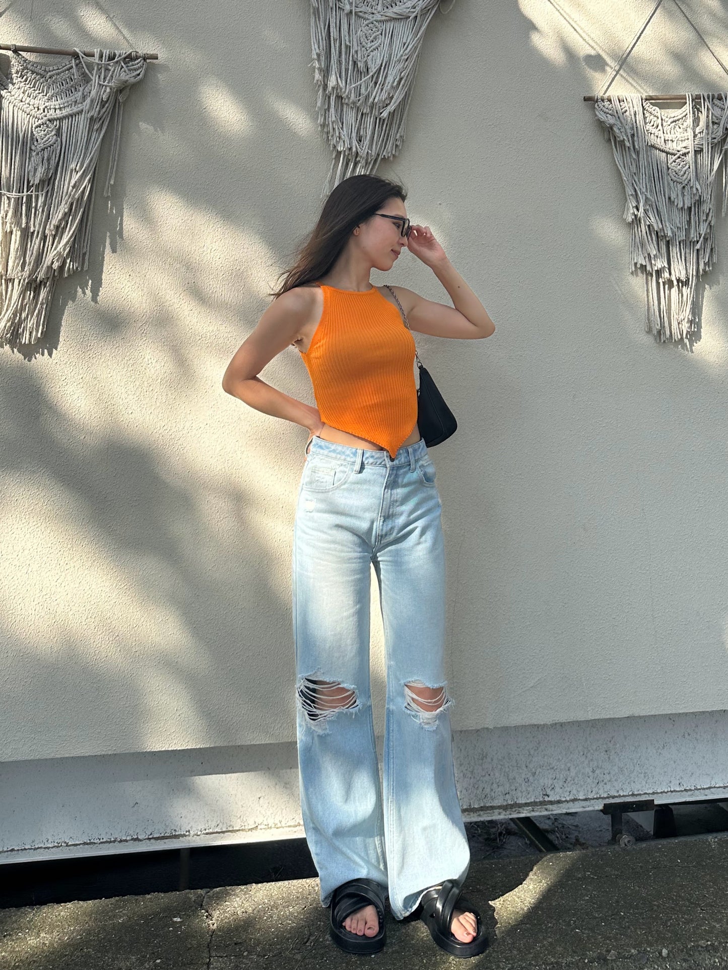 リブニットキャミソール DPA30228