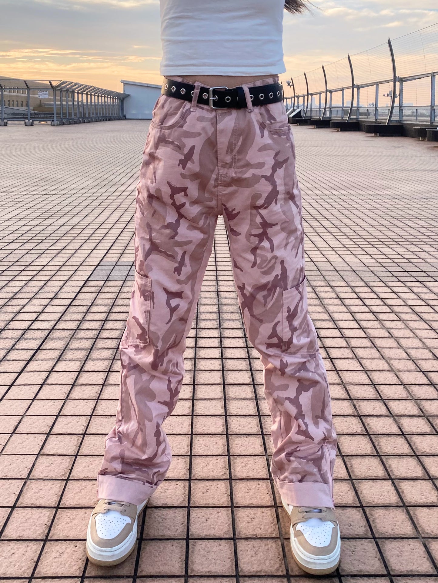 ピンクデザインパンツ DPB22094